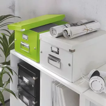 Leitz Click & Store WOW Średni pojemnik do przechowywania, zielony, karton, 281 mm, 370 mm, 200 mm, 900 g