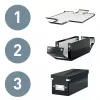 Leitz Click & Store WOW Large Storage Box, zielony, karton, 369 mm, 482 mm, 200 mm