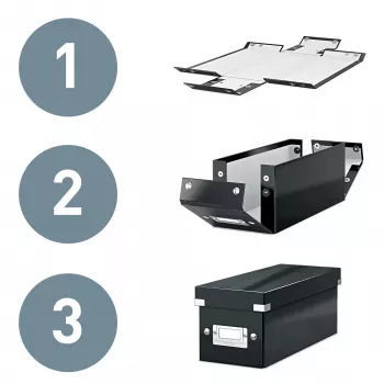 Leitz Click & Store WOW Large Storage Box, zielony, karton, 369 mm, 482 mm, 200 mm