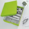 Leitz Click & Store WOW Średni organizer do przechowywania, Pudełko do przechowywania, Zielony, Prostokątny, Karton, Monochromatyczny, Do użytku wewnętrznego