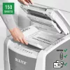 Leitz IQ Autofeed Office 150 Automatyczna niszczarka do papieru P5, cięcie mikro, 22 cm, 2 x 15 mm, 44 L, 500 arkuszy, 55 dB