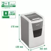 Leitz IQ Autofeed Office 150 Automatyczna niszczarka do papieru P5, cięcie mikro, 22 cm, 2 x 15 mm, 44 L, 500 arkuszy, 55 dB