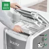 Leitz IQ Autofeed Office 300 Automatyczna niszczarka do papieru P5, cięcie na mikrokawałki, 22 cm, 2 x 15 mm, 60 l, 700 arkuszy, 55 dB