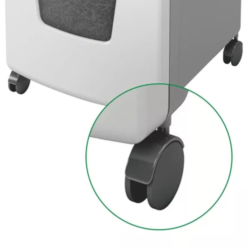 Leitz IQ Autofeed Office 300 Automatyczna niszczarka do papieru P5, cięcie na mikrokawałki, 22 cm, 2 x 15 mm, 60 l, 700 arkuszy, 55 dB