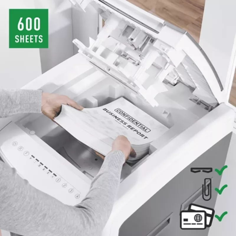 Niszczarka automatyczna Leitz IQ Autofeed Office Pro 600 P4
