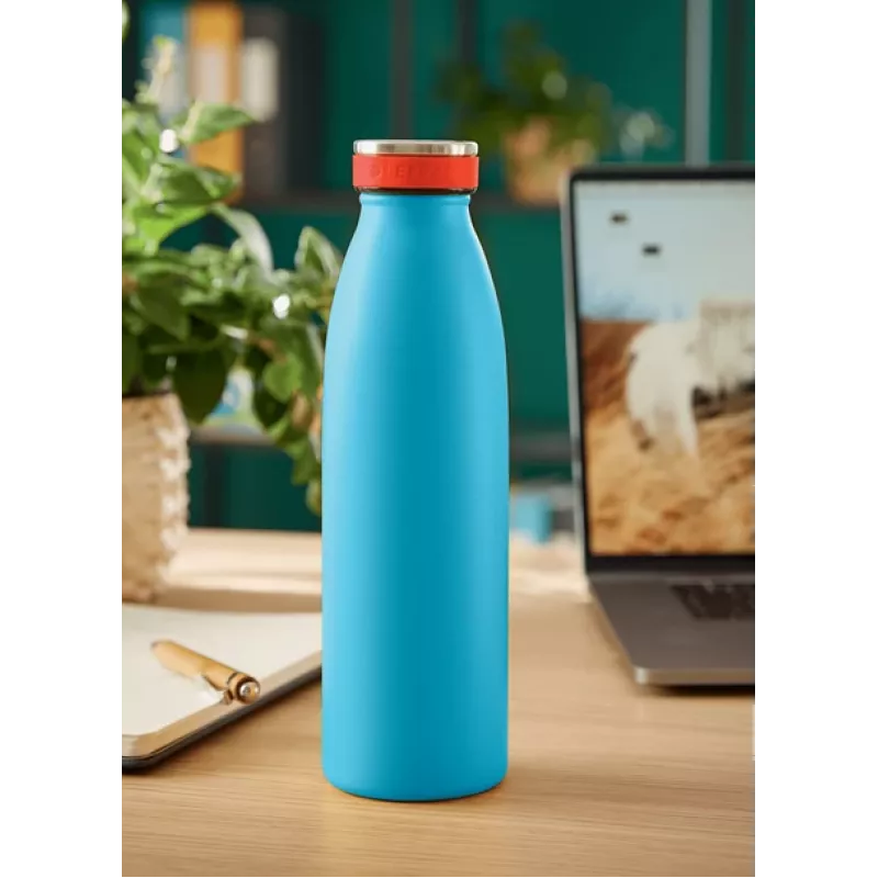 Leitz Cosy Izolowana butelka na wodę 500 ml, niebieska, stal nierdzewna, 68 mm, 68 mm, 235 mm, 280 g