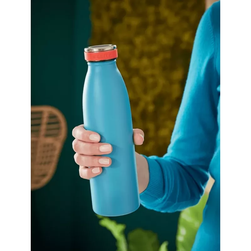 Leitz Cosy Izolowana butelka na wodę 500 ml, niebieska, stal nierdzewna, 68 mm, 68 mm, 235 mm, 280 g