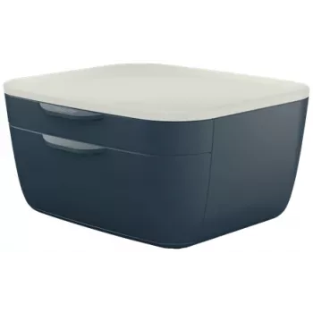 Leitz Cosy szafka z szufladami, 2 szuflady, polistyren (PS), czarny, biały, 1 szt., 251 mm, 143 mm