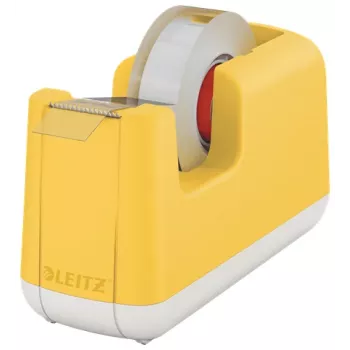 Dozownik taśmy Leitz Cosy, 1,9 cm, 33 m, akrylonitrylo-butadieno-styren (ABS), żółty, 75 mm, 56 mm