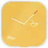 Leitz Cosy Silent Glass Wall Clock, Square, żółty, 300 mm, 300 mm, 40 mm, 1,6 kg