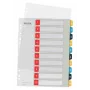 Leitz Cosy 1-10 Printable Index, PP, indeks numeryczny, polipropylen (PP), pionowo, A4 Maxi, 245 mm, 305 mm