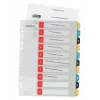Leitz Cosy 1-10 Printable Index, PP, indeks numeryczny, polipropylen (PP), pionowo, A4 Maxi, 245 mm, 305 mm
