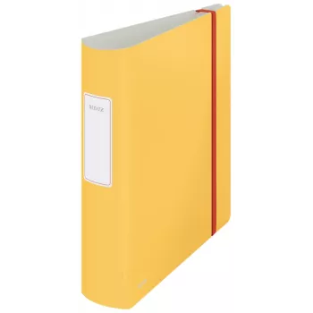 Leitz 180° Active Cosy segregator dźwigniowy 80 mm, A4, polipianka, żółty, 500 arkuszy, 80 g/m², 8,2 cm