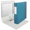 Leitz 180° Active Cosy skoroszyt dźwigniowy 80 mm, A4, polianka, niebieski, 500 arkuszy, 80 g/m², 8,2 cm