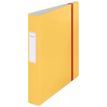 Leitz 180° Active Cosy segregator dźwigniowy 60 mm, A4, pianka polipropylenowa, żółty, 350 arkuszy, 80 g/m², 6,5 cm