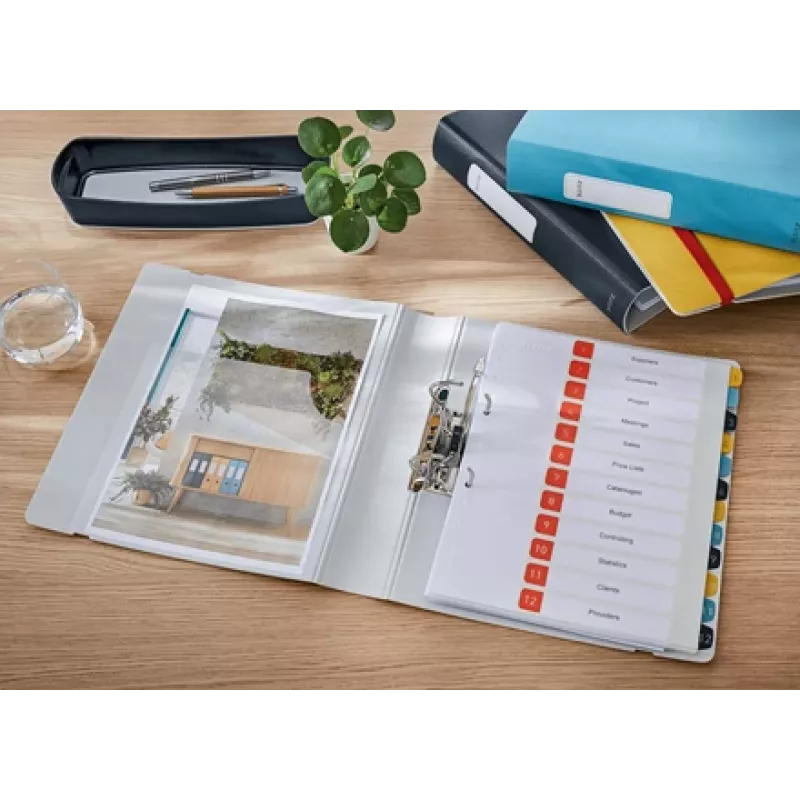 Leitz 180° Active Cosy segregator dźwigniowy 60 mm, A4, pianka polipropylenowa, żółty, 350 arkuszy, 80 g/m², 6,5 cm