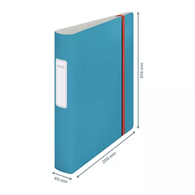 Leitz 180° Active Cosy segregator dźwigniowy 60 mm, A4, Polyfoam, niebieski, 350 arkuszy, 80 g/m², 6,5 cm