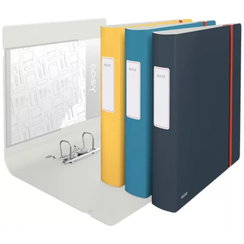 Leitz 180° Active Cosy segregator dźwigniowy 60 mm, A4, Polyfoam, niebieski, 350 arkuszy, 80 g/m², 6,5 cm