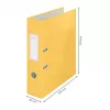 Leitz 180° Cosy segregator dźwigniowy Soft Touch 80 mm, A4, karton, żółty, powierzchnia teksturowana, 600 arkuszy, 80 g/m²