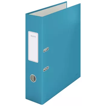 Leitz 180° Cosy skoroszyt dźwigniowy Soft Touch 80mm, A4, karton, niebieski, powierzchnia teksturowana, 600 arkuszy, 80 g/m²
