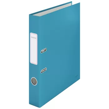 Leitz 180° Cosy segregator dźwigniowy Soft Touch 50 mm, A4, karton, niebieski, fakturowana powierzchnia, 350 arkuszy, 80 g/m²