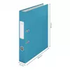 Leitz 180° Cosy segregator dźwigniowy Soft Touch 50 mm, A4, karton, niebieski, fakturowana powierzchnia, 350 arkuszy, 80 g/m²