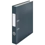 Leitz 180° Cosy skoroszyt dźwigniowy Soft Touch 50 mm, A4, karton, czarny, powierzchnia teksturowana, 350 arkuszy, 80 g/m²