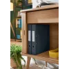 Leitz 180° Cosy skoroszyt dźwigniowy Soft Touch 50 mm, A4, karton, czarny, powierzchnia teksturowana, 350 arkuszy, 80 g/m²