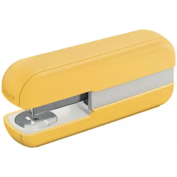 Leitz Cosy Stapler 30 arkuszy, 30 arkuszy, Żółty, Standardowe zszywanie, 24/6, Metal, Tworzywo sztuczne, 80 g/m²