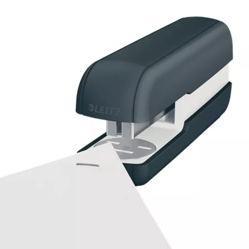 Leitz Cosy Stapler 30 arkuszy, 30 arkuszy, Czarny, Standardowe zszywanie, 24/6, Metal, Tworzywo sztuczne, 80 g/m²