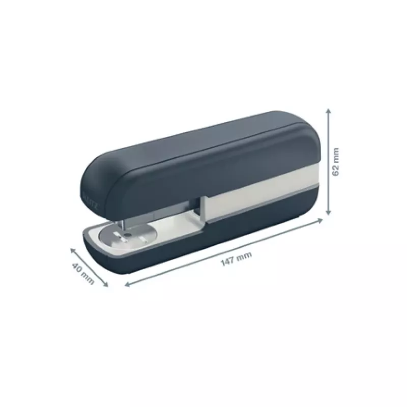Leitz Cosy Stapler 30 arkuszy, 30 arkuszy, Czarny, Standardowe zszywanie, 24/6, Metal, Tworzywo sztuczne, 80 g/m²