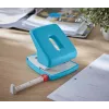 Leitz Cosy Dziurkacz 2-otworowy na 30 arkuszy, 30 arkuszy, Niebieski, Plastik, 8 cm, 5,5 mm, A4