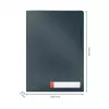 Leitz Cosy Privacy Folder, konwencjonalna teczka na dokumenty, A4, polipropylen (PP), czarny, matowy, pionowa
