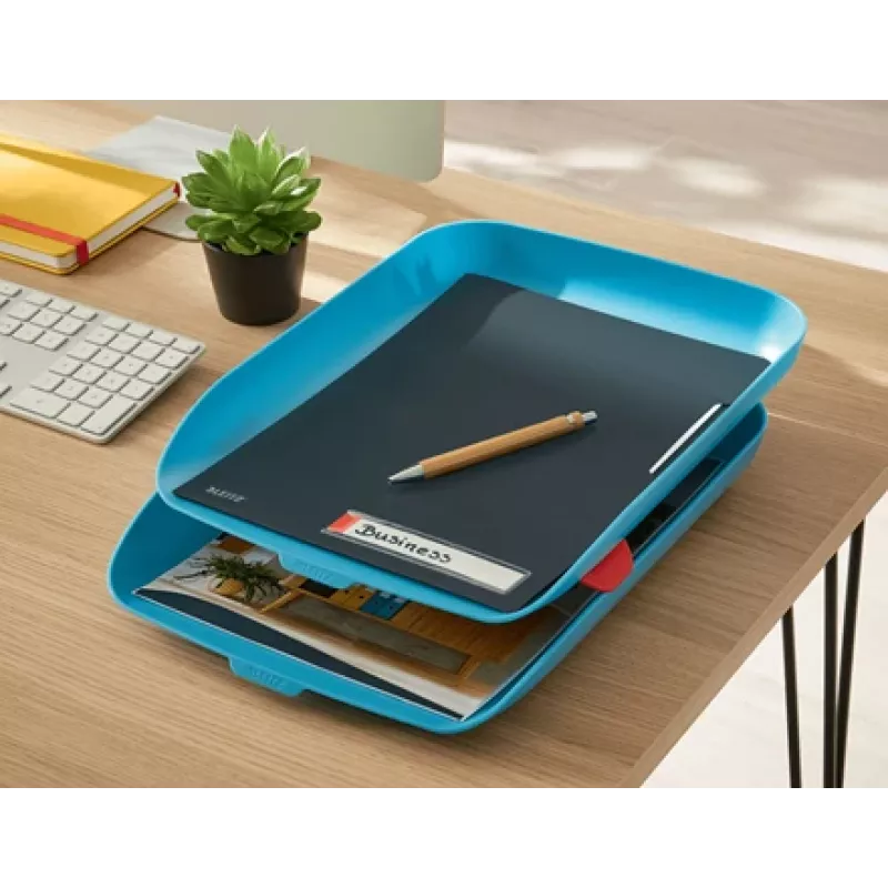 Leitz Cosy Privacy Folder, konwencjonalna teczka na dokumenty, A4, polipropylen (PP), czarny, matowy, pionowa