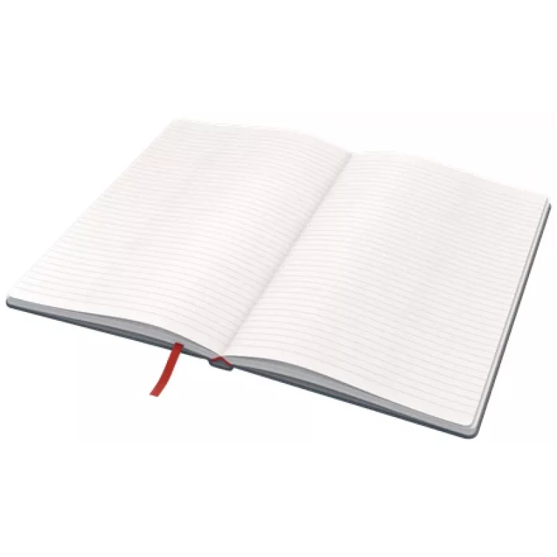 Zeszyt Leitz Cosy Soft Touch w linie, twarda oprawa, monochromatyczny, czarny, A5, 80 kartek, matowy, 100 g/m²