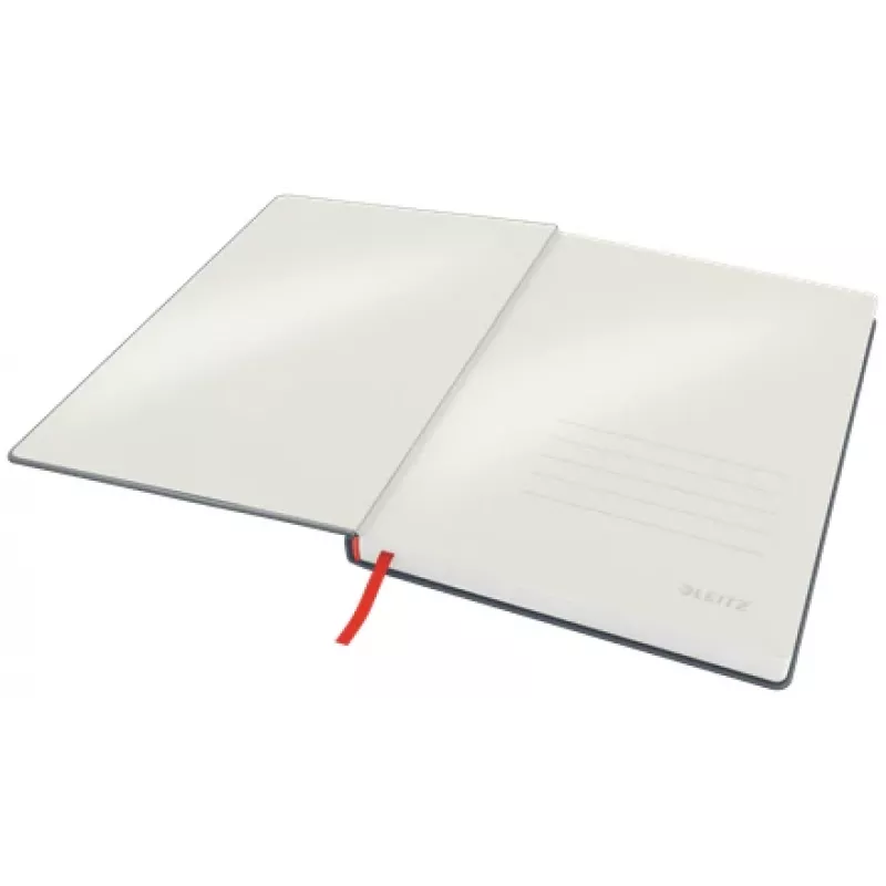 Leitz Cosy Notebook Soft Touch w kratkę z twardą oprawą, monochromatyczny, czarny, B5, 80 arkuszy, matowy, 100 g/m²