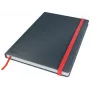 Leitz Cosy Notebook Soft Touch Ruled with Hardcover, Monochromatic, Czarny, B5, 80 sheets, Matt, 100 g/m²