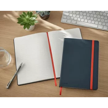 Leitz Cosy Notebook Soft Touch Ruled with Hardcover, Monochromatic, Czarny, B5, 80 sheets, Matt, 100 g/m²
