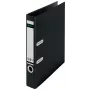 Skoroszyt dźwigniowy Leitz 180° Recycle, A4, karton, czarny, 350 arkuszy, 80 g/m², 320 mm