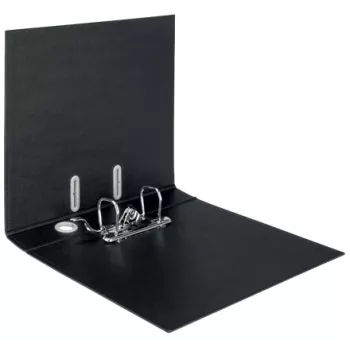Skoroszyt dźwigniowy Leitz 180° Recycle, A4, karton, czarny, 350 arkuszy, 80 g/m², 320 mm