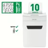 Leitz IQ Protect Premium Niszczarka do papieru 10X P4, 4 x 40 mm, 18 L, 150 arkuszy, 55 dB, dotykowe sterowanie, 10 arkuszy
