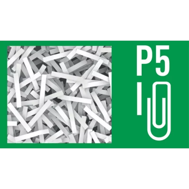 Niszczarka Leitz IQ Protect Premium 3M P5, mikrocięcie, 2 x 15 mm, 10 l, 125 arkuszy, 55 dB, sterowanie dotykowe