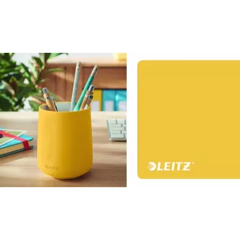 Leitz Cosy Pojemnik na przybory, żółty, ceramika, chłopiec/dziewczynka, 8,7 cm, 105 mm, 240 g