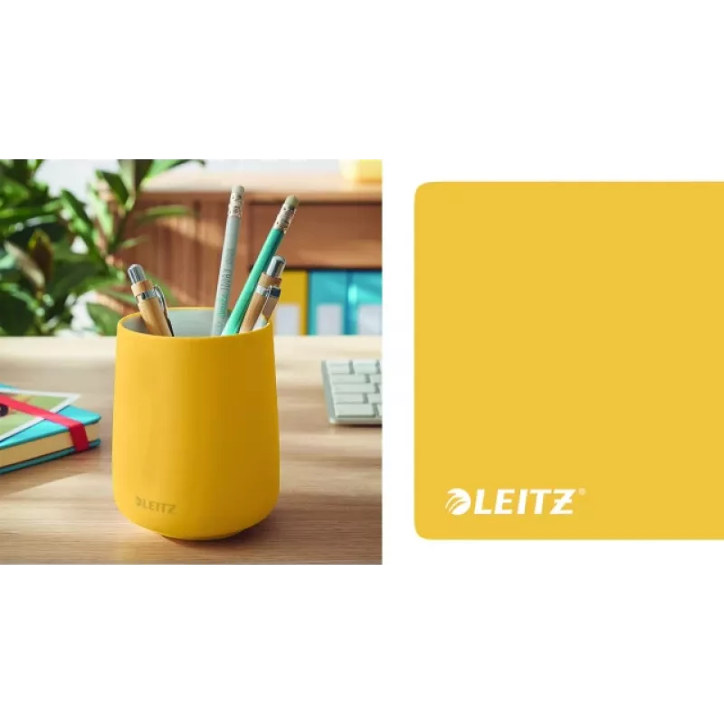 Leitz Cosy Pojemnik na przybory, żółty, ceramika, chłopiec/dziewczynka, 8,7 cm, 105 mm, 240 g