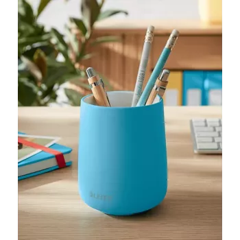 Leitz Cosy Pojemnik na długopisy, Niebieski, Ceramika, Chłopiec/Dziewczynka, 8,7 cm, 105 mm, 240 g