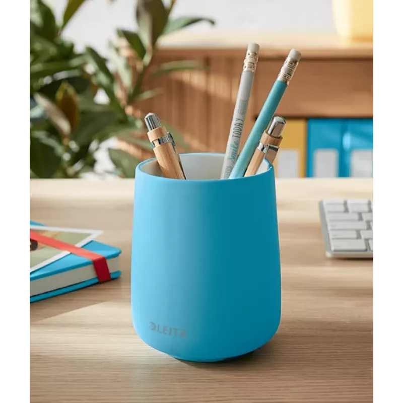Leitz Cosy Pojemnik na długopisy, Niebieski, Ceramika, Chłopiec/Dziewczynka, 8,7 cm, 105 mm, 240 g