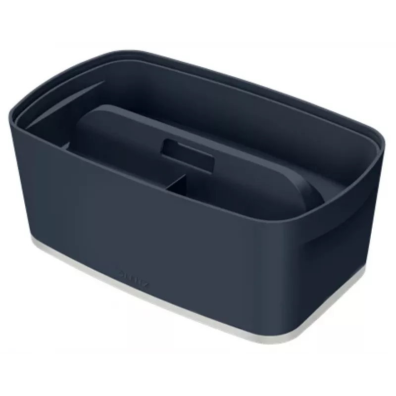 Leitz MyBox Cosy Small z pokrywką, Pudełko do przechowywania, Pudełko do przechowywania, Szary, Prostokątny, Plastik, Monochromatyczny, Do użytku wewnątrz