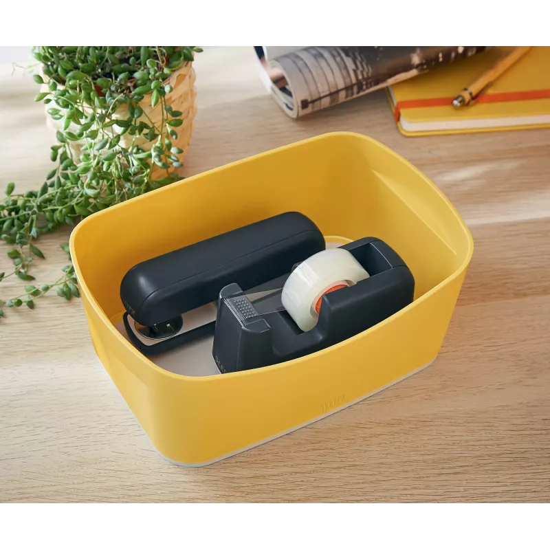 Leitz MyBox Cosy Tacka do przechowywania, Tacka do przechowywania, Żółty, Prostokątny, Plastik, Monochromatyczny, 246 mm