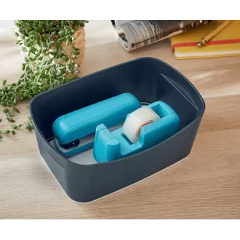 Leitz MyBox Cosy Tacka do przechowywania, Pudełko na przybory, Szary, Prostokątny, Plastik, Monochromatyczny, Do użytku wewnętrznego