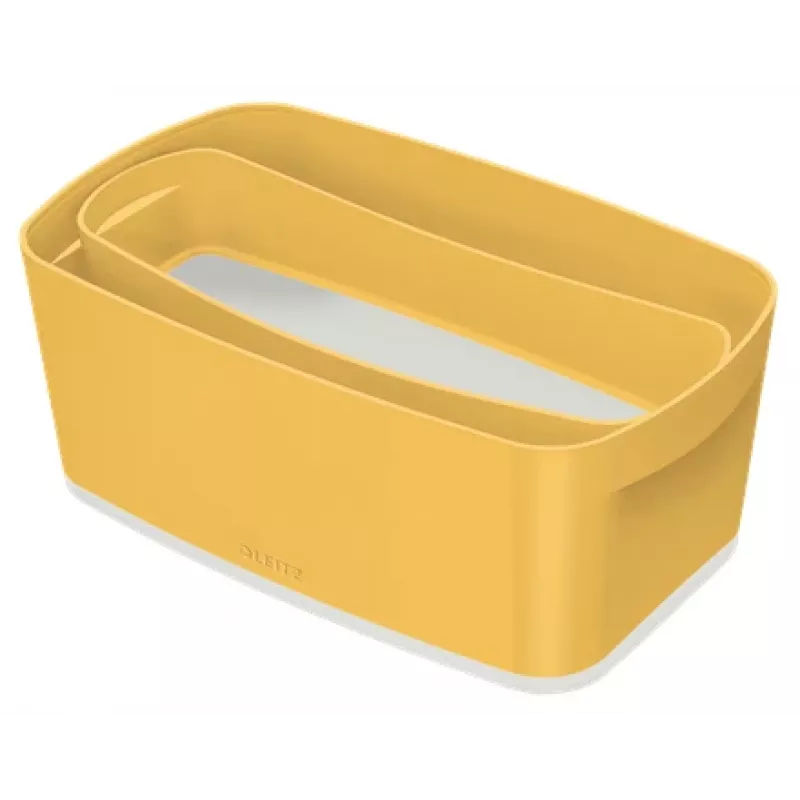 Organizer Leitz MyBox Cosy długi, przechowywanie, pudełko do przechowywania, żółty, prostokątny, plastik, monochromatyczny, 307 mm